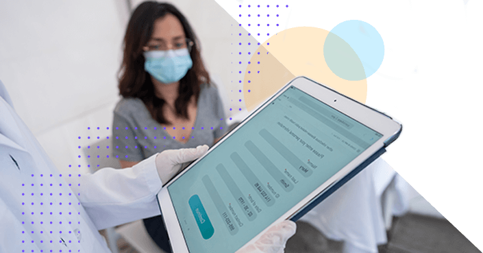 Benefits of Electronic Health Records Blog Image - healthcare worker with iPad
