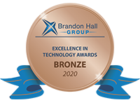 Brandon Hall bronze award badge