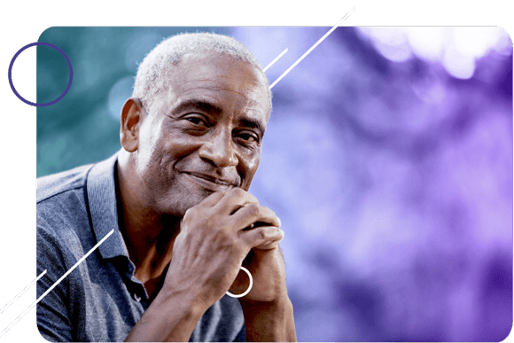 Elderly gentleman smiling - HealthStream