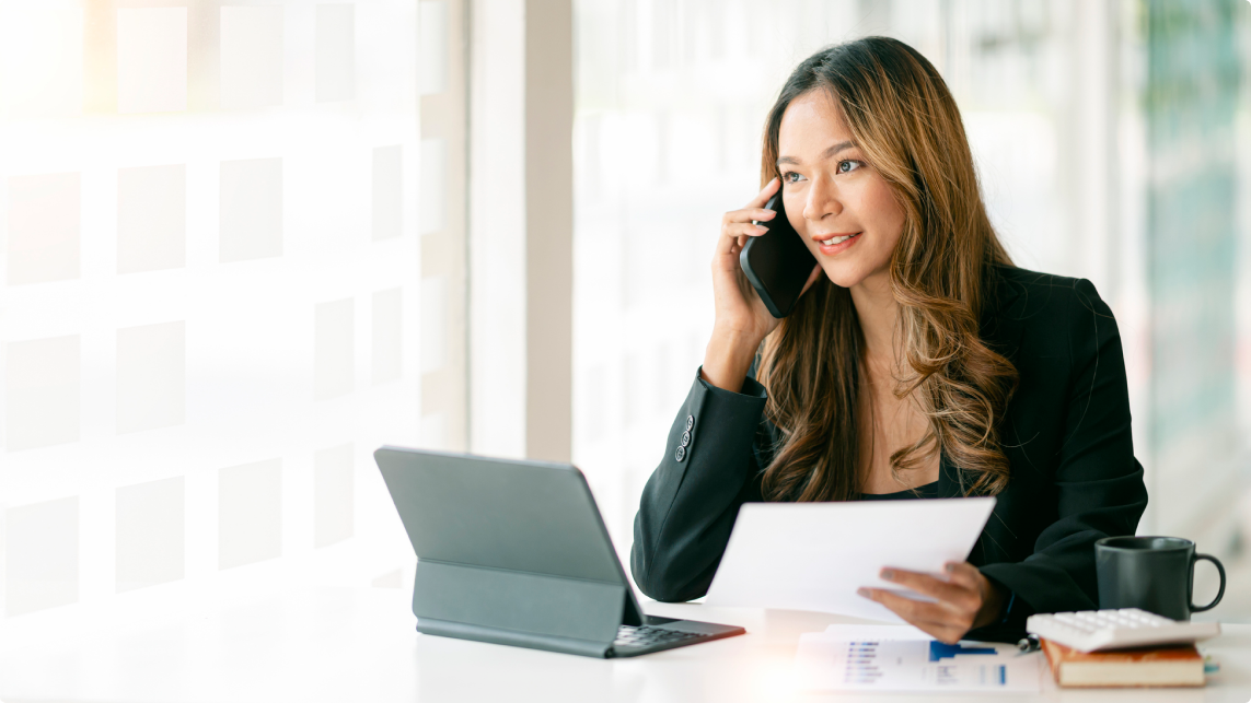 Woman on the Phone