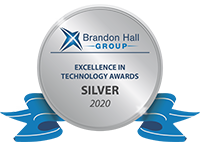 Brandon Hall silver award badge