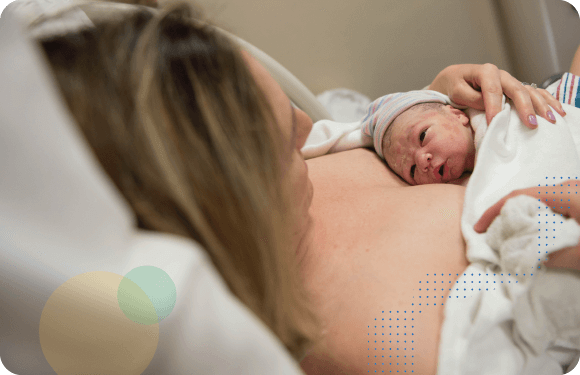 Quality OB Safety Sims Hero - Mother and newborn