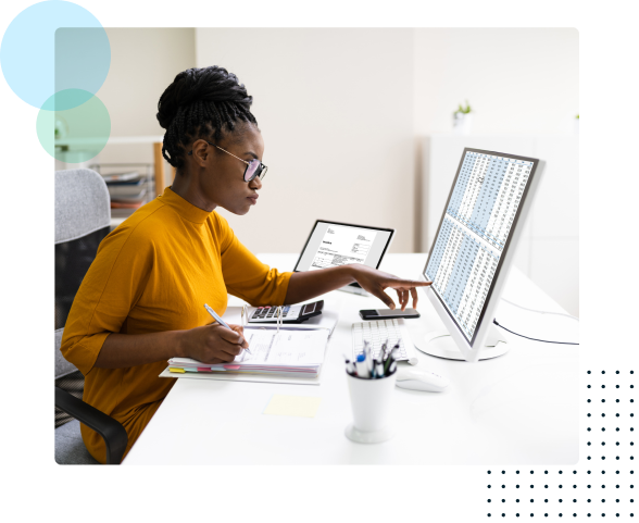Woman Using Computer - HealthStream