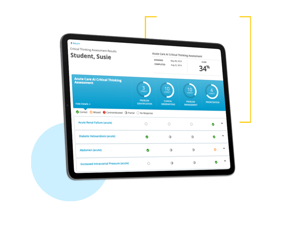 Learning Analytics software screenshot by HealthStream