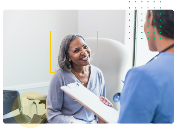 Patient with health care worker - HealthStream