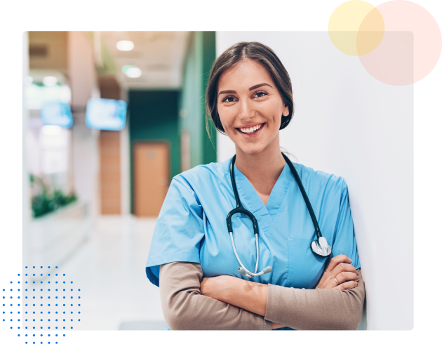 Nurse smiling - HealthStream