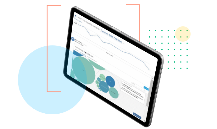 HealthStream Retention Analytics product mockup