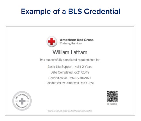 bls credential