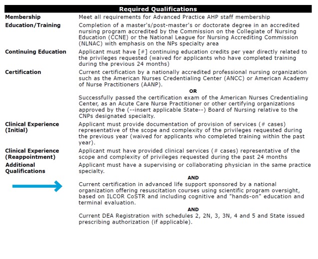 medical services table