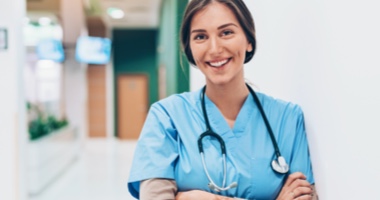 Young smiling medical professional - HealthStream Clinical Development